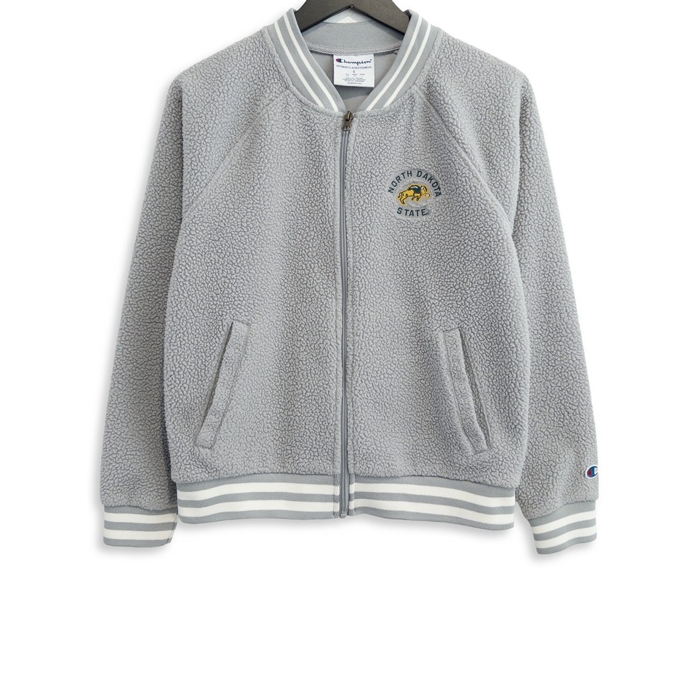 Champion Sherpa Bomber Jacket Women S North Dakota State Bison Fan Athleisure